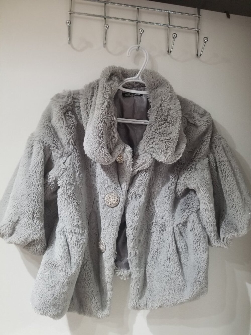 Grey Fur Jacket - boojee